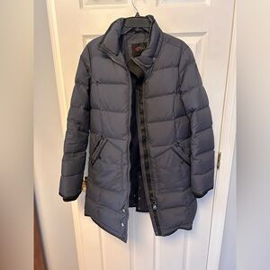 Pajar Charcoal Quilted Long Puffer Coat
